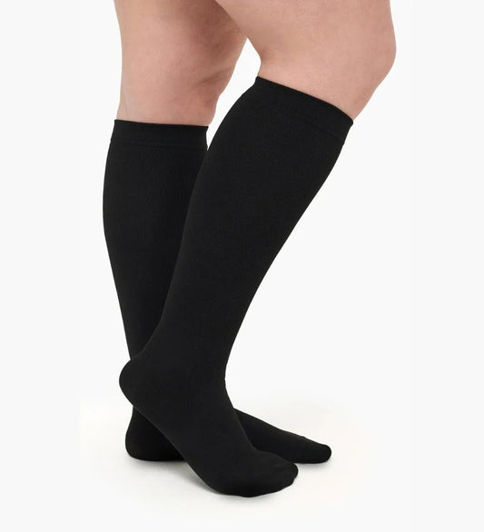 Chaussettes compression mollets larges