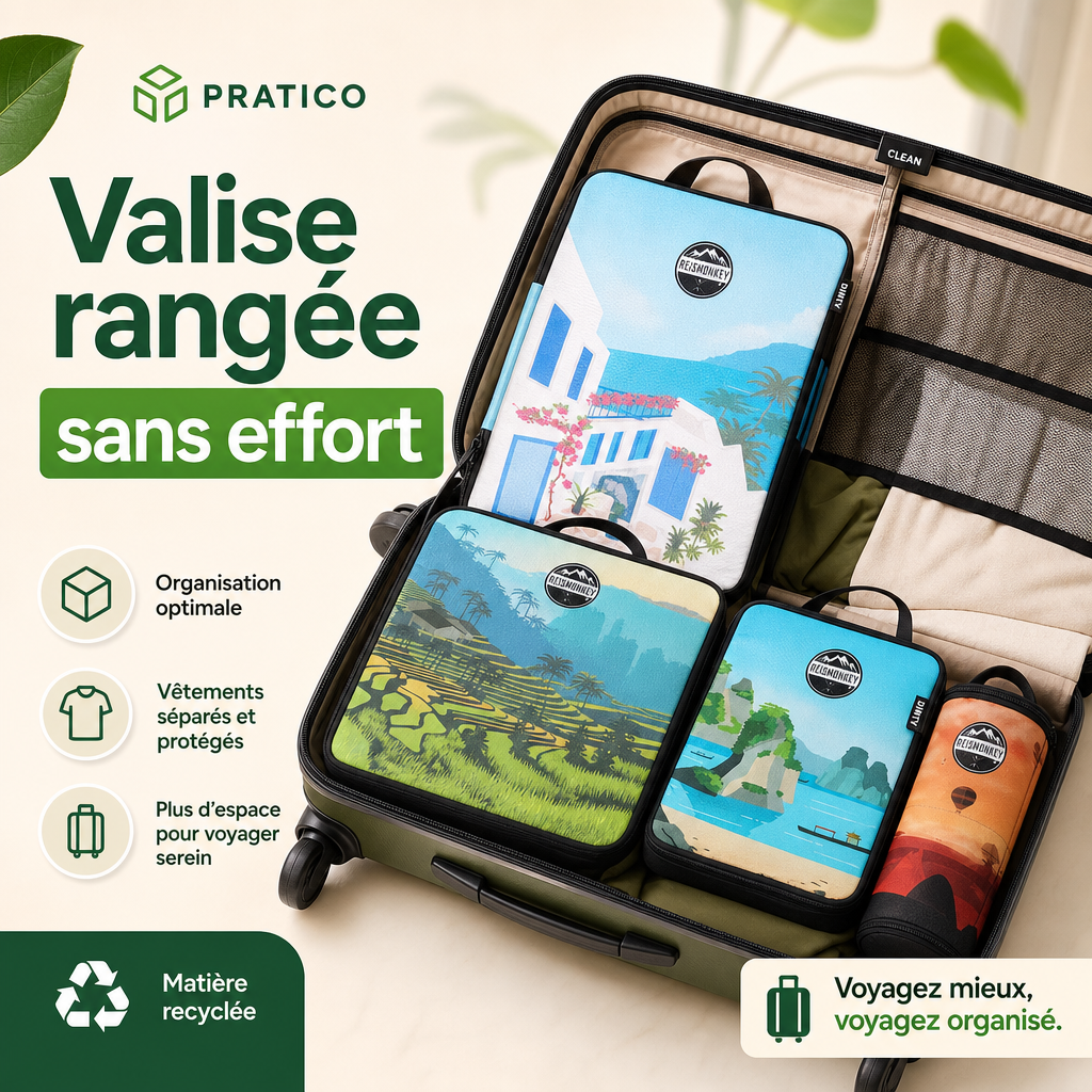 PRATICO Organisateurs de valise propre/sale - packing-02-valise